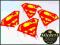 SUPERMAN BLOODY LOGO - 10cm naklejka full color