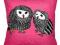IKEA GULORT POSZEWKA 50x50 NOWOCZESNA GRAFIKA SOWY