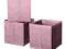 IKEA SKUBB Pudełko 31x34x33cm 3 SZTUKI 3 KOLORY