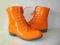 GLANY, TRZEWIKI LAKIERKI POMARAŃCZOWE ROZ.40