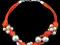 SREBRNE KULE bransoletka orange pr925 GRATISY