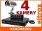 MONITORING ZESTAW SAMODZIELNY MONTAŻ 4 KAMERY Z291
