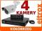 ZESTAW MONITORING 4 KAMERY HDD REJESTRATOR Z290