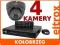 MONITORING ZESTAW SAMODZIELNY MONTAŻ 4 KAMERY Z380
