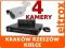 ZESTAW MONITORING 4 KAMERY 420 LINII IR 20m, Z375