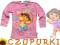 BLUZKA _ T- SHIRT _ DORA TAŃCZĄCA _ 128 róż