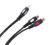 Rozgałęźnik 1xRCA wtyk - 2x RCA gniazdo * Kabel