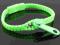 BRANSOLETKA ZIPPER SUWAK ZIELEŃ FLUO- 50% PROMOCJA