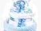 Tort pampers chrzciny urodziny prezent baby shower