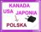 PRZEJŚCIÓWKA ADAPTER KANADA JAPONIA USA POLSKA E22