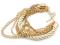 -ILOKO- BRANSOLETKA WHITE &amp; GOLD