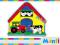 PUZZLE Drewniane DOMEK Farma ZWIERZĘTA WIEŚ 8725