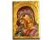 Ikona na desce - rękodzieło -Maryja z Dzieciątkiem