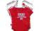 Chłopięce różnokolorowe body DKNY, 3-6 m-cy