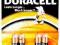 BATERIA AAA DURACELL LR03 / AAA / MN2400 (K4) BASI