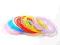 B014 BRANSOLETKI KOLORY PASTEL. TRANSP 2mm / 6szt.