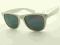 OKULARY wayfarer PRZECIWSŁONECZNE białe STYL 2013