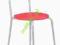 Krzesło metalowe H-007 czerwone SIGNAL OD RĘKI