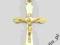 ZŁOTY KRZYŻYK PREZENT BIERZMOWANIE KOMUNIA ŚLUB