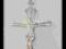 JEZUS KRZYŻYK KRZYŻ ZAWIESZKA WISIOREK SREBRNY