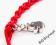 Bransoletka DOUBLE RED ELEPHANT