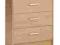 KOMODA REGAŁ 3 SZUFLADY, KOLOR BUK MEBLE DO POKOJU