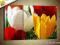 OBRAZ 105x70 TULIPANY KWIATY OBRAZY ARTWENA