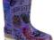 FIOLETOWE KALOSZE GUMOWCE Z MOTORAMI 30