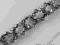 BAJECZNA BRANSOLETKA SWAROVSKI SILVER NIGHT SREBRO
