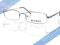 OKULARY OPRAWKI SREBRNE METAL ACCENT GRATISY WA-WA