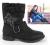 BOTKI MOTOCYKLÓWKI BIKER BOOTS CZARNE * 37