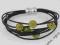 BRANSOLETKA 10MM KULE SHAMBALLA LINKA SKÓRA ls18
