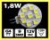 ZAROWKI diodowa G4 9 SMD 1,8W 125lm 12V DC CIEPŁA