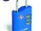 PACSAFE ProSafe 700 Kłódka na szyfr - TSA blue