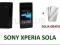 POKROWIEC ETUI S-LINE SONY XPERIA SOLA + FOLIA