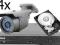 ZESTAW KOMPLET MONITORING 4xZDN-716PH FULL HD CCTV