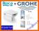 GROHE Rapid 5w1 Roca DAMA SENSO wc miska deska wol