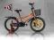 ROWER DZIECIĘCY CARS 20'' POMARAŃCZOWY + DODATKI