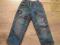 SPODNIE JEANSOWE OCIEPLANE 116