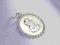 Medalik srebrny Matka Boska z Dzieciątkiem 13 mm