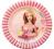 Talerzyki Happy Birthday Barbie 23cm party 1560g