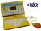 LAPTOP KOMPUTER EDUKACYJNY POL-ANG 2 KOLORY