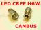Żarówka H6W BAX9S LED CREE HIGH POWER CANBUS