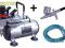 Mini kompresor tłokowy + aerograf BD130 0.3mm wąż