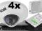 ZESTAW DO MONITORINGU 4X IPBCS-DMIP1200 CCTV