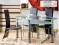 STOL SZKLANY CALIPSO CHROM SALON KRZESLO JADALNIA
