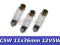 ŻARÓWKI RURKI ZWYKŁE T11 C5W11x36 mm 12V 5W 10szt