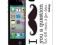 iPhone 4 4s Head Case Moustache etui futerał