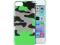 PURO Camou Soft Etui iPhone 5C tapeta QR zielony