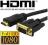 060 Kabel VGA-HDMI 2m GOLD FULL HP D-Sub GRATIS